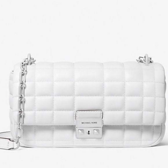New with tags & wrapping Michael Kors Tribeca Large Quilted Leather Shoulder Bag